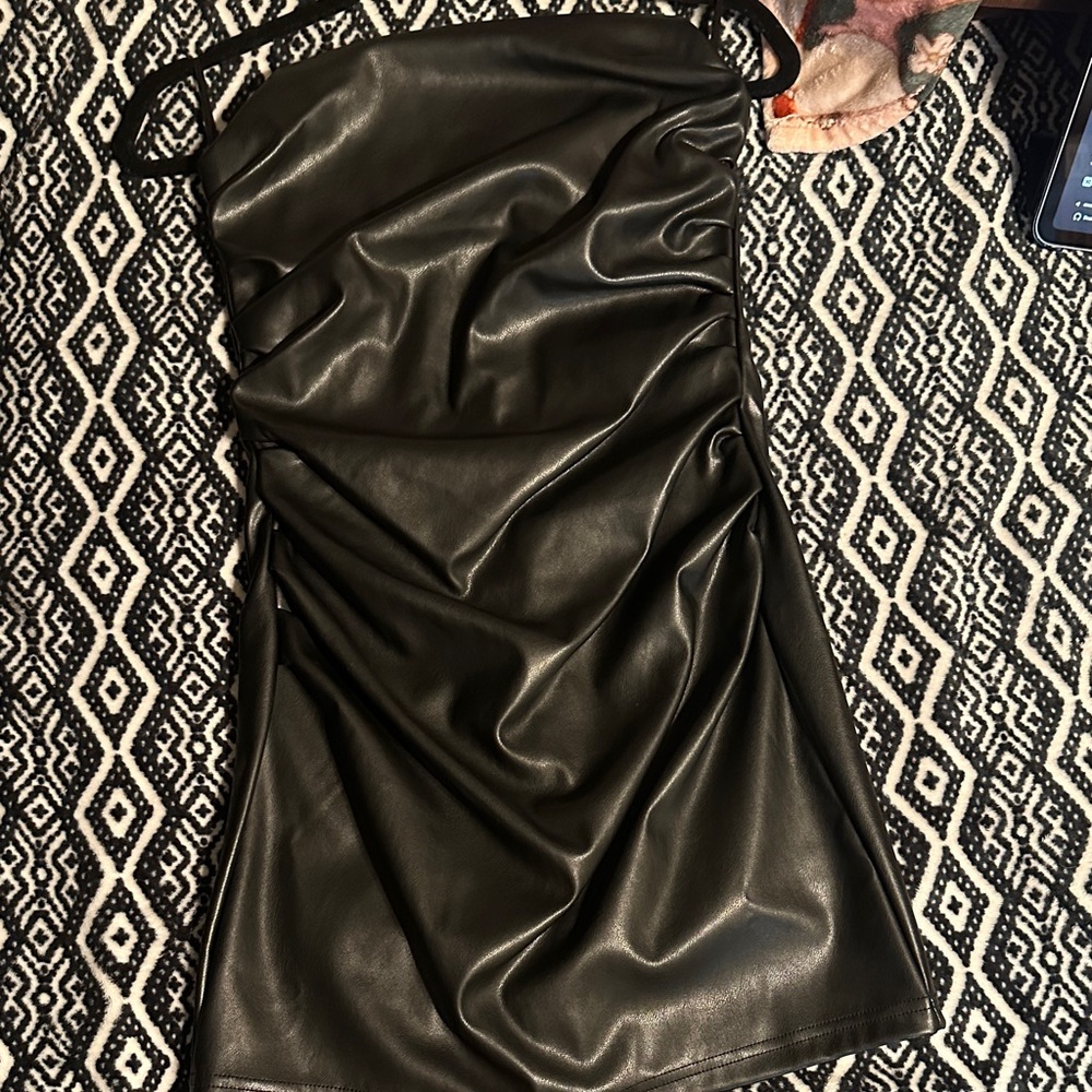 Haute Monde Black Strapless Dress
